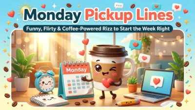 Monday Pickup Lines