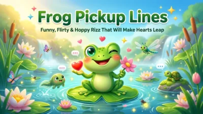 Frog Pickup Lines