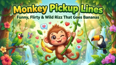 Monkey Pickup Lines