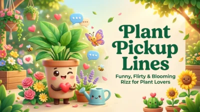 Plant Pickup Lines