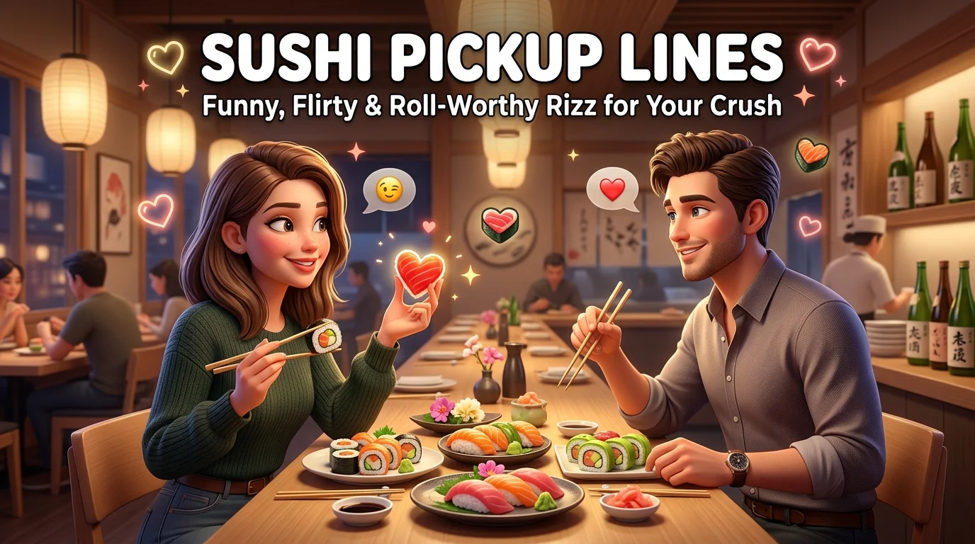 Sushi Pickup Lines