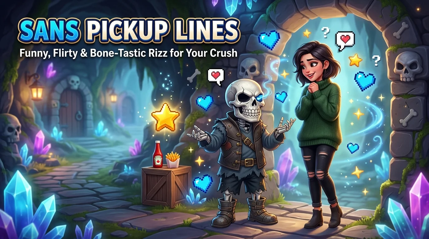 Sans Pickup Lines