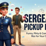 Sergeant Pickup Lines
