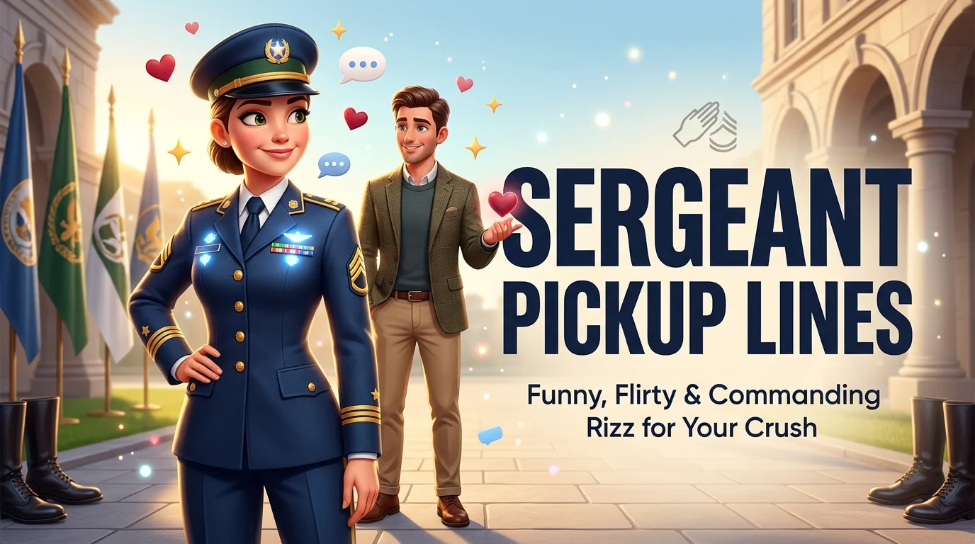 Sergeant Pickup Lines